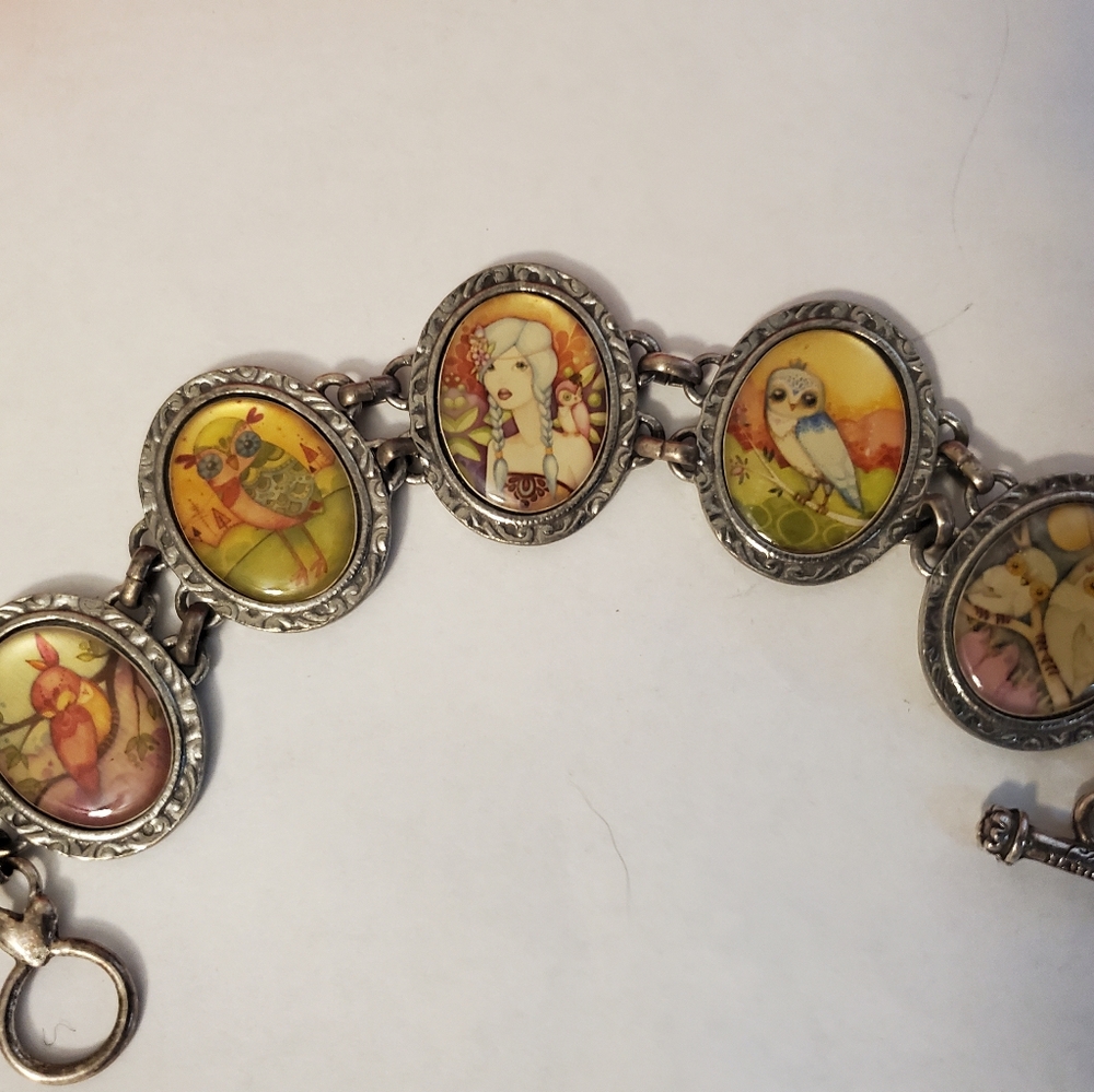 CLASSIC HARDWARE bracelet Owls RETRO